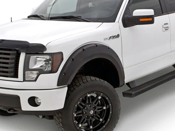 Ford - Pocket Rivet Style Fender Flares 4PC | Paintable Textured Black Paintable - Image 7