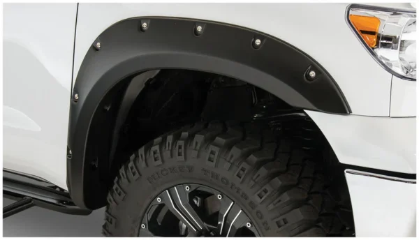 Chevy - Pocket Rivet Style Fender Flares 4PC | Paintable Textured Black Paintable - Image 6